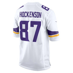 T.J. Hockenson Minnesota Vikings Game Player Jersey White - Nike