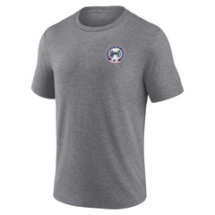 Columbus Blue Jackets - Fanatics Winger Tri-Blend T-Shirt Heather Gray