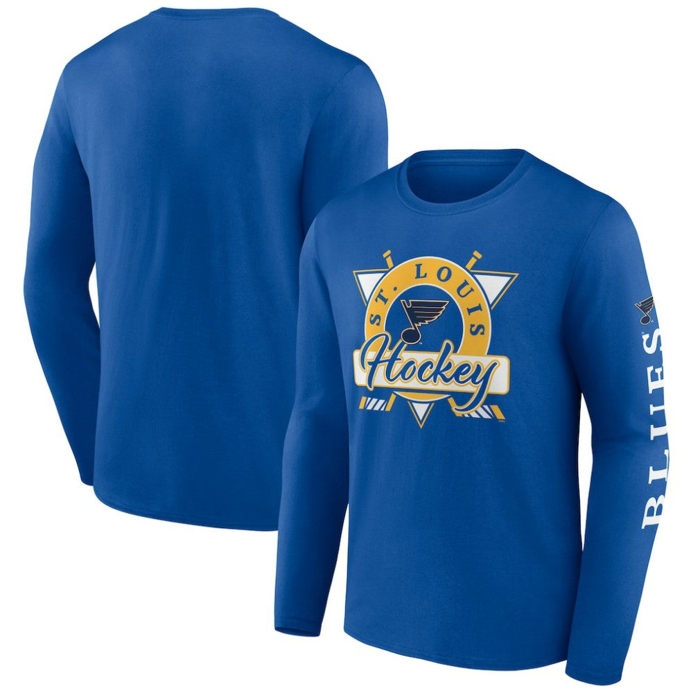 St. Louis Blues - Fanatics Rinkside Long Sleeve T-Shirt Blue