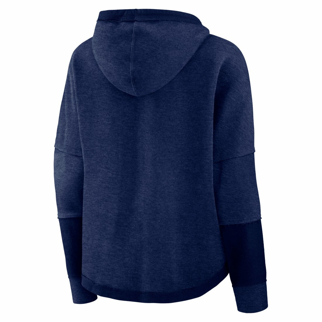 Tennessee Titans Women's Lightewight Modest Crop Lounge Helmet Arch Pullover Hoodie Navy - Fanatics