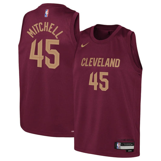 Donovan Mitchell Cleveland Cavaliers Youth Swingman Jersey sale - Icon Editi- Wine | NBA Jerseys
