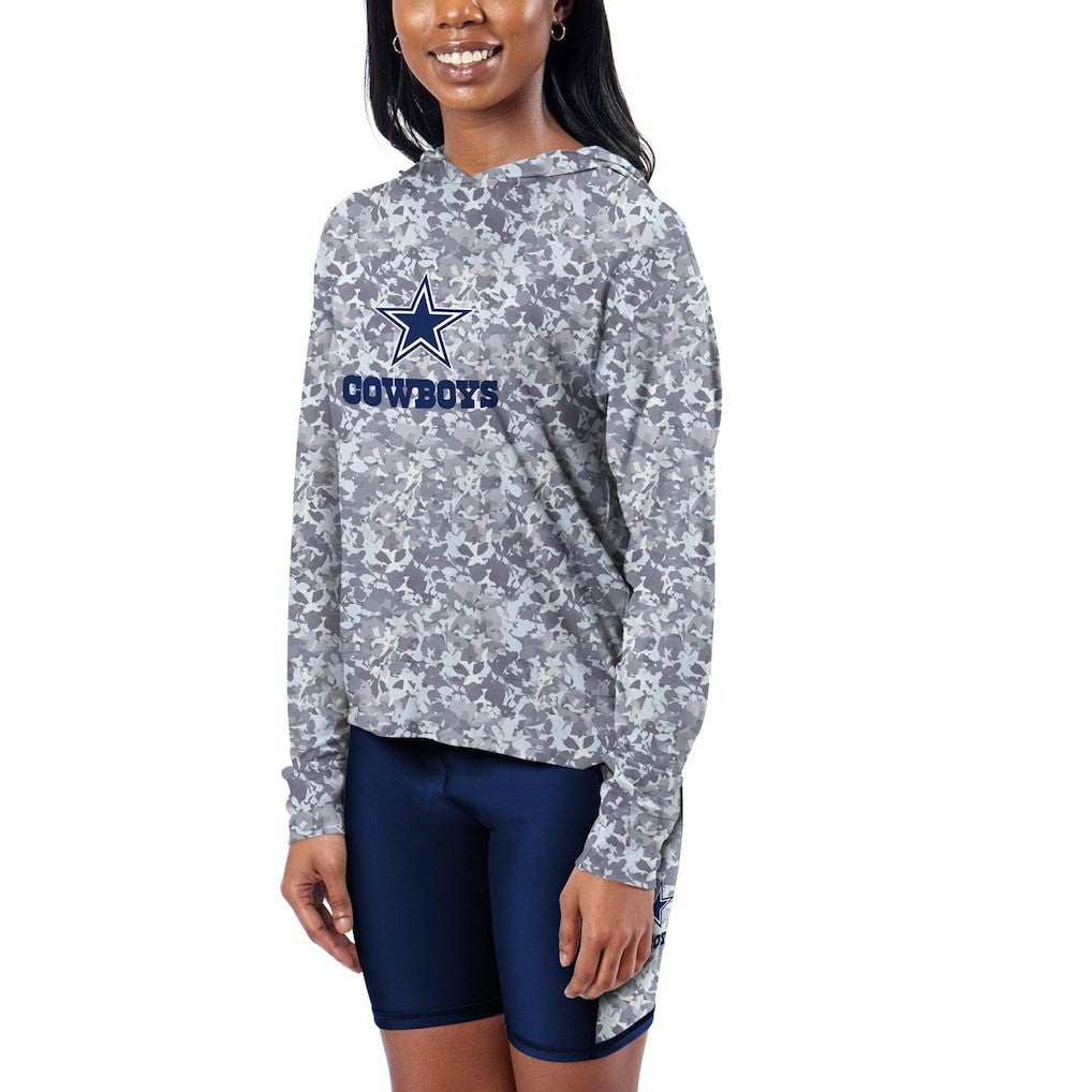Dallas Cowboys Certo Women's Session Pullover Hoodie Navy - NFL