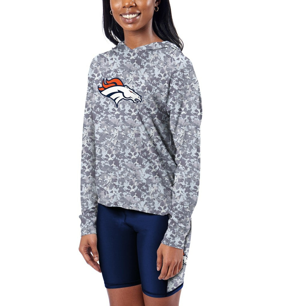 Denver Broncos Certo Women's Session Pullover Hoodie Navy - NFL