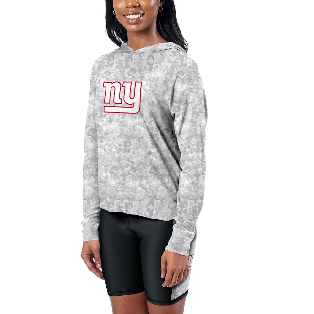 New York Giants Certo Women's Session Pullover Hoodie Gray - NFL