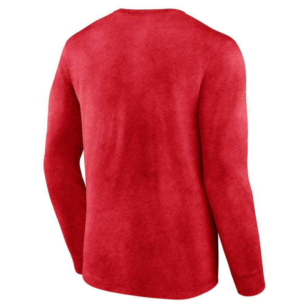 Washington Capitals Fanatics Keep The Zone Long Sleeve T-Shirt Heather Red