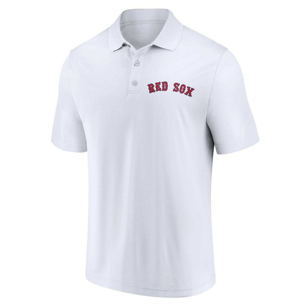 Boston Red Sox Fanatics Two-Pack Logo Lockup Polo Set On Sale