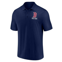 Boston Red Sox Fanatics Two-Pack Logo Lockup Polo Set On Sale