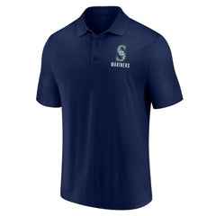 Seattle Mariners Fanatics Two-Pack Logo Lockup Polo Set discount