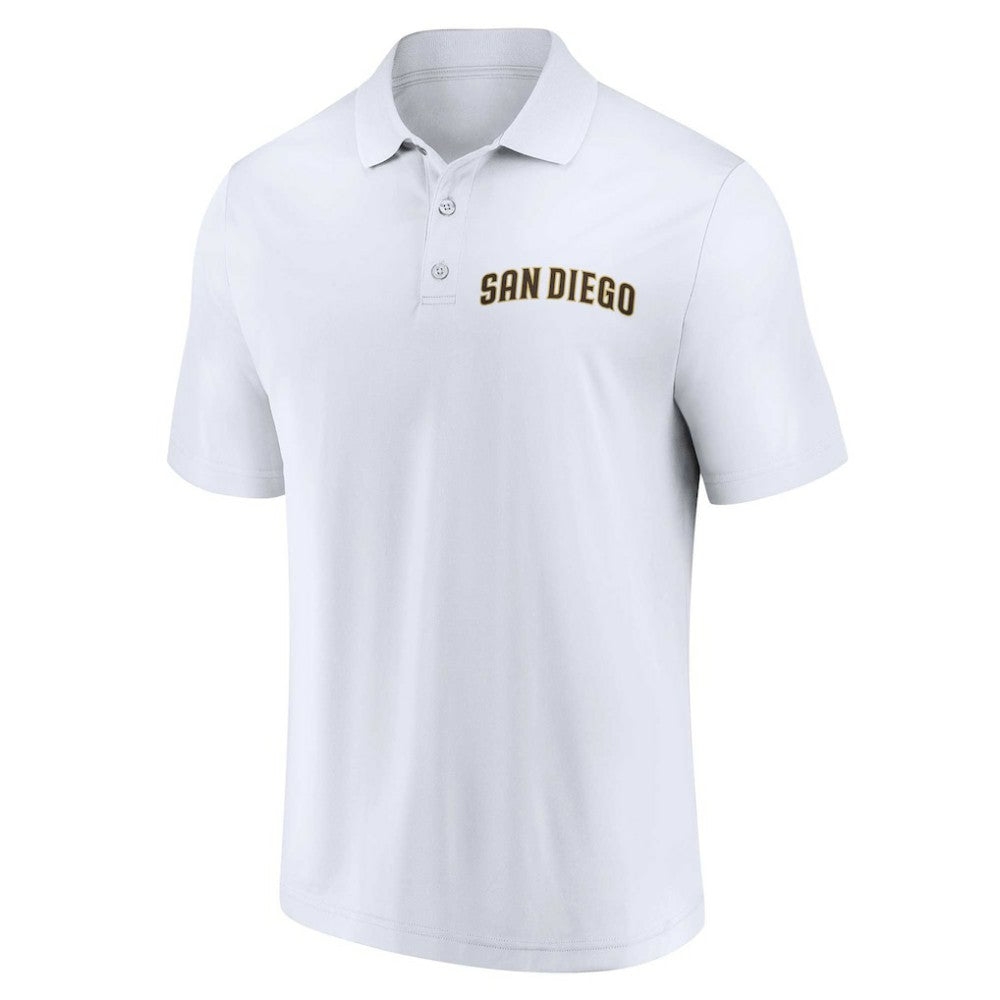 San Diego Padres Fanatics Two-Pack Logo Lockup Polo Set discount