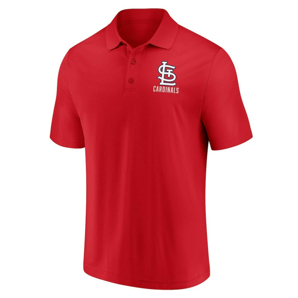 St. Louis Cardinals Fanatics Two-Pack Logo Lockup Polo Set On Sale