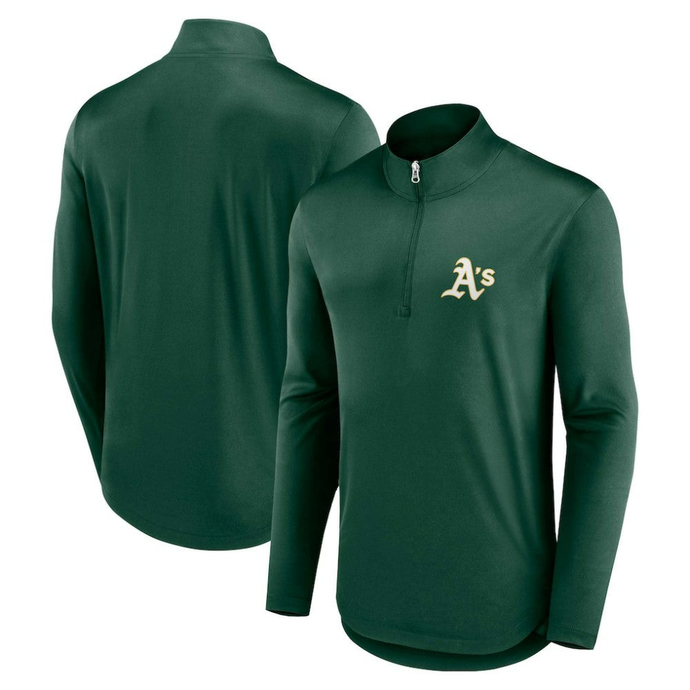 Athletics Fanatics Quarterback Quarter-Zip Top Online