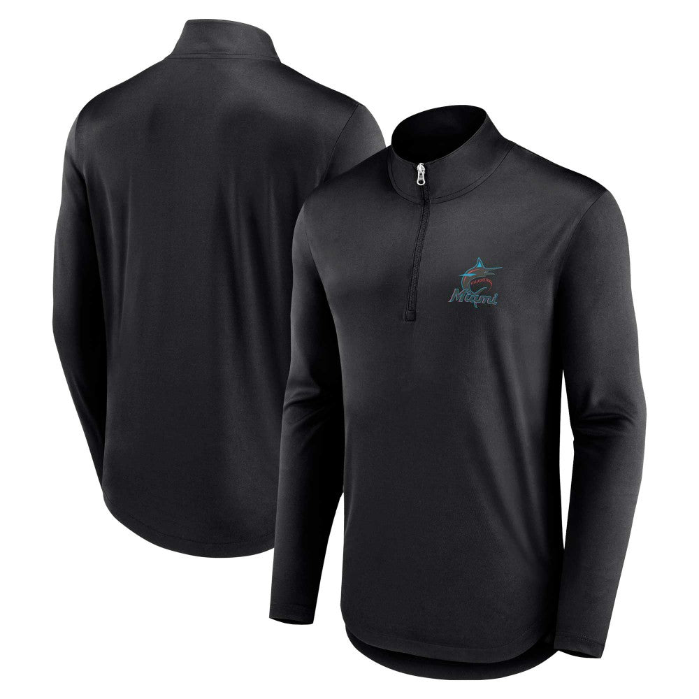 Miami Marlins Fanatics Quarterback Quarter-Zip Top Lifestyle
