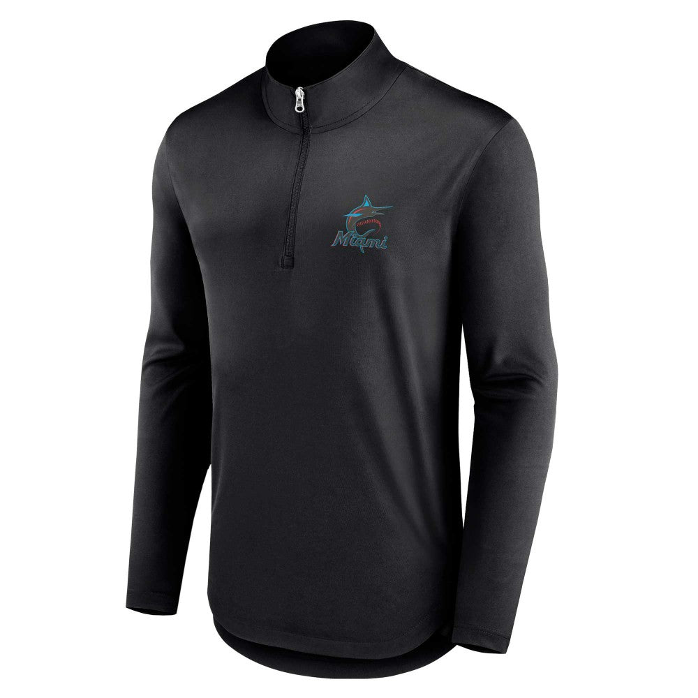 Miami Marlins Fanatics Quarterback Quarter-Zip Top Lifestyle