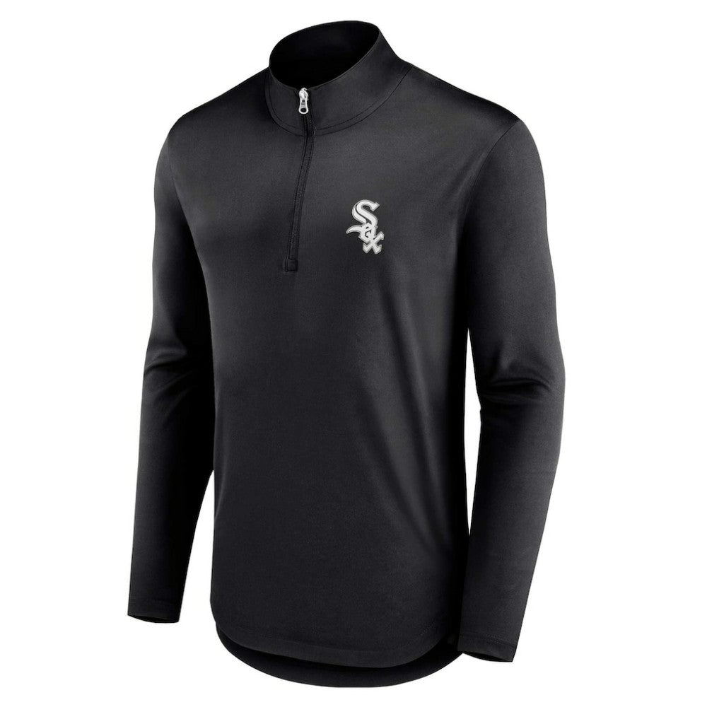 Chicago White Sox Fanatics Quarterback Quarter-Zip Top On Sale