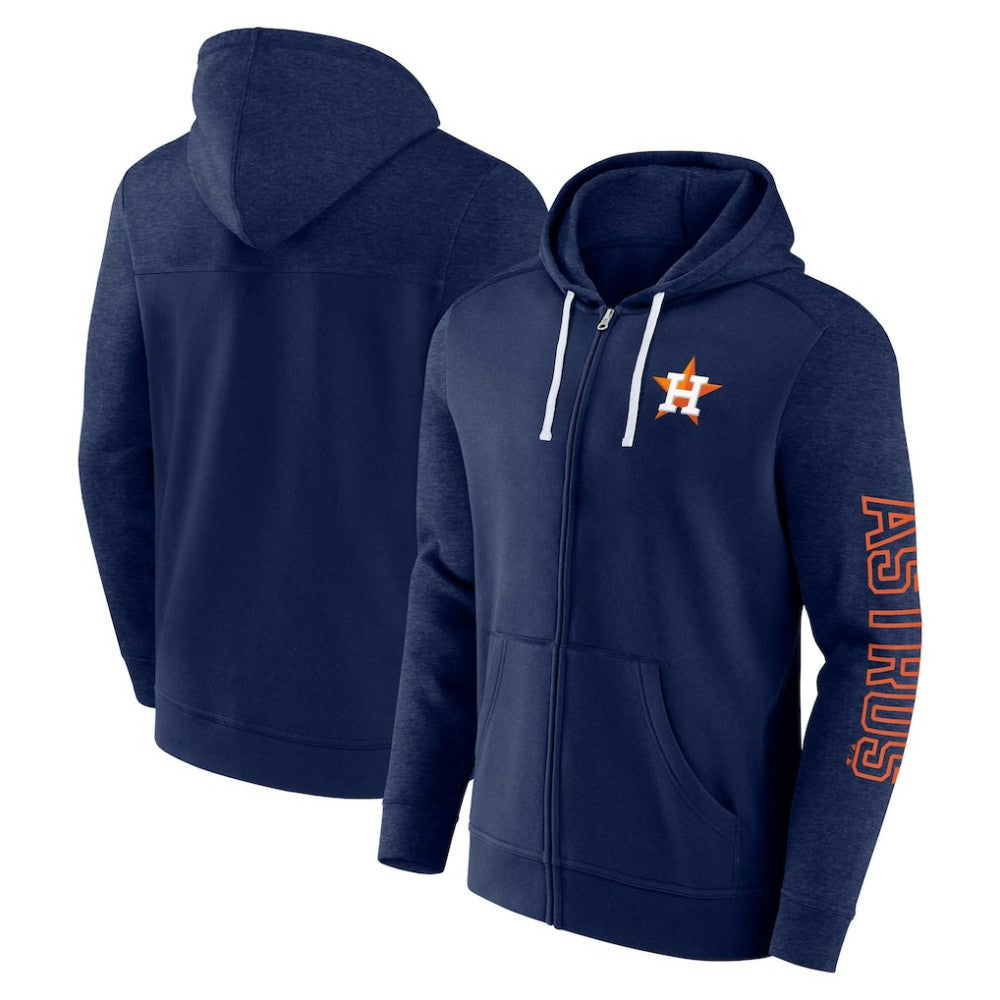 Houston Astros Fanatics Offensive Line Up Lightweight Full-Zip Hoodie Online