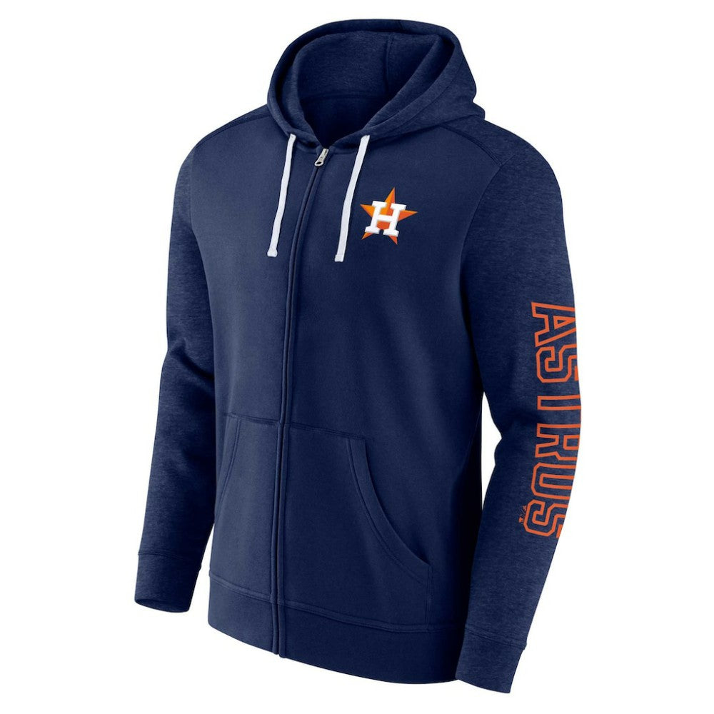 Houston Astros Fanatics Offensive Line Up Lightweight Full-Zip Hoodie Online