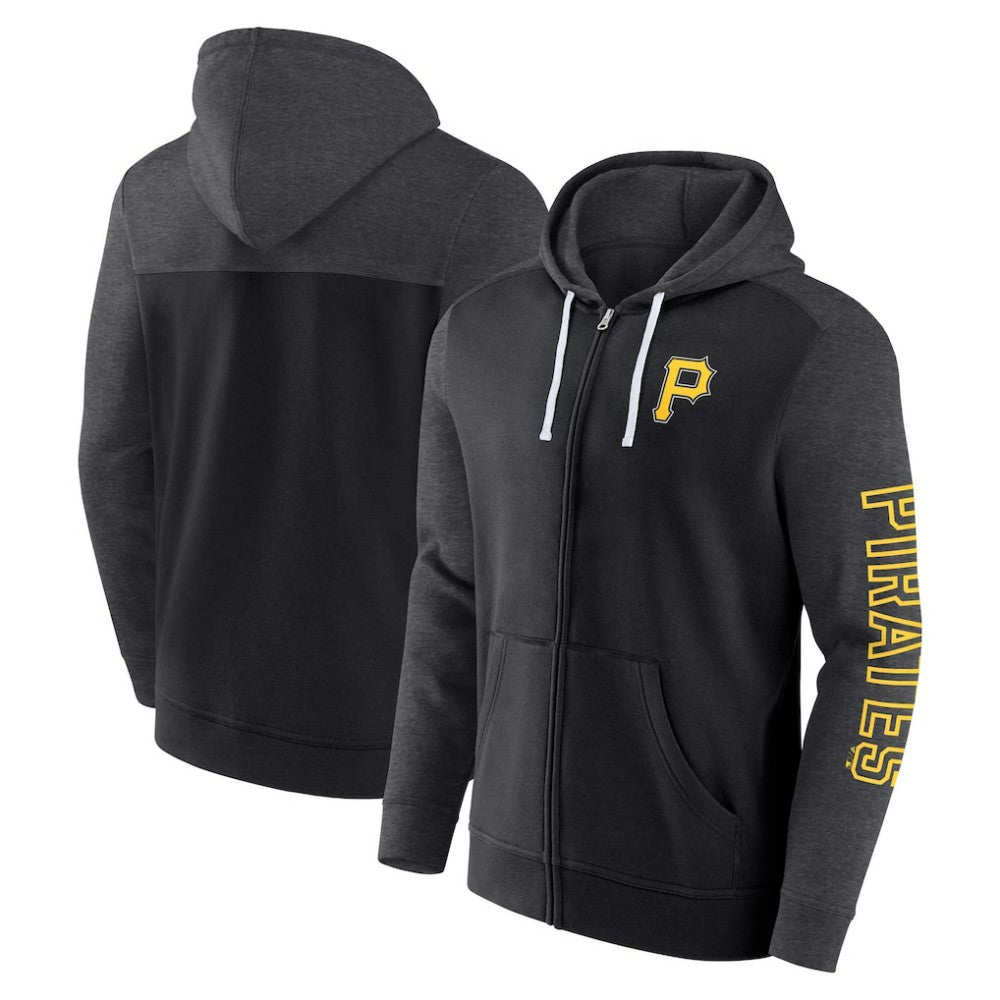 Pittsburgh Pirates Fanatics Offensive Line Up Lightweight Full-Zip Hoodie Online