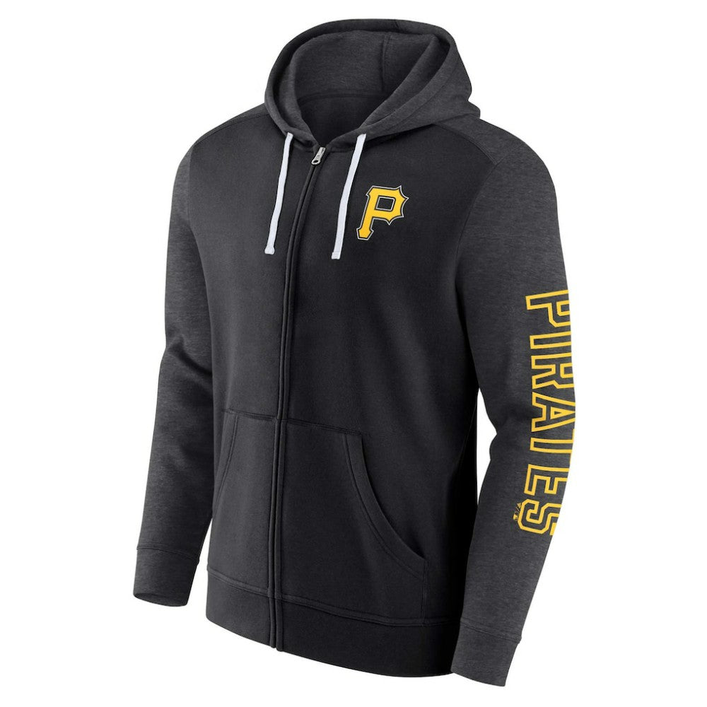 Pittsburgh Pirates Fanatics Offensive Line Up Lightweight Full-Zip Hoodie Online