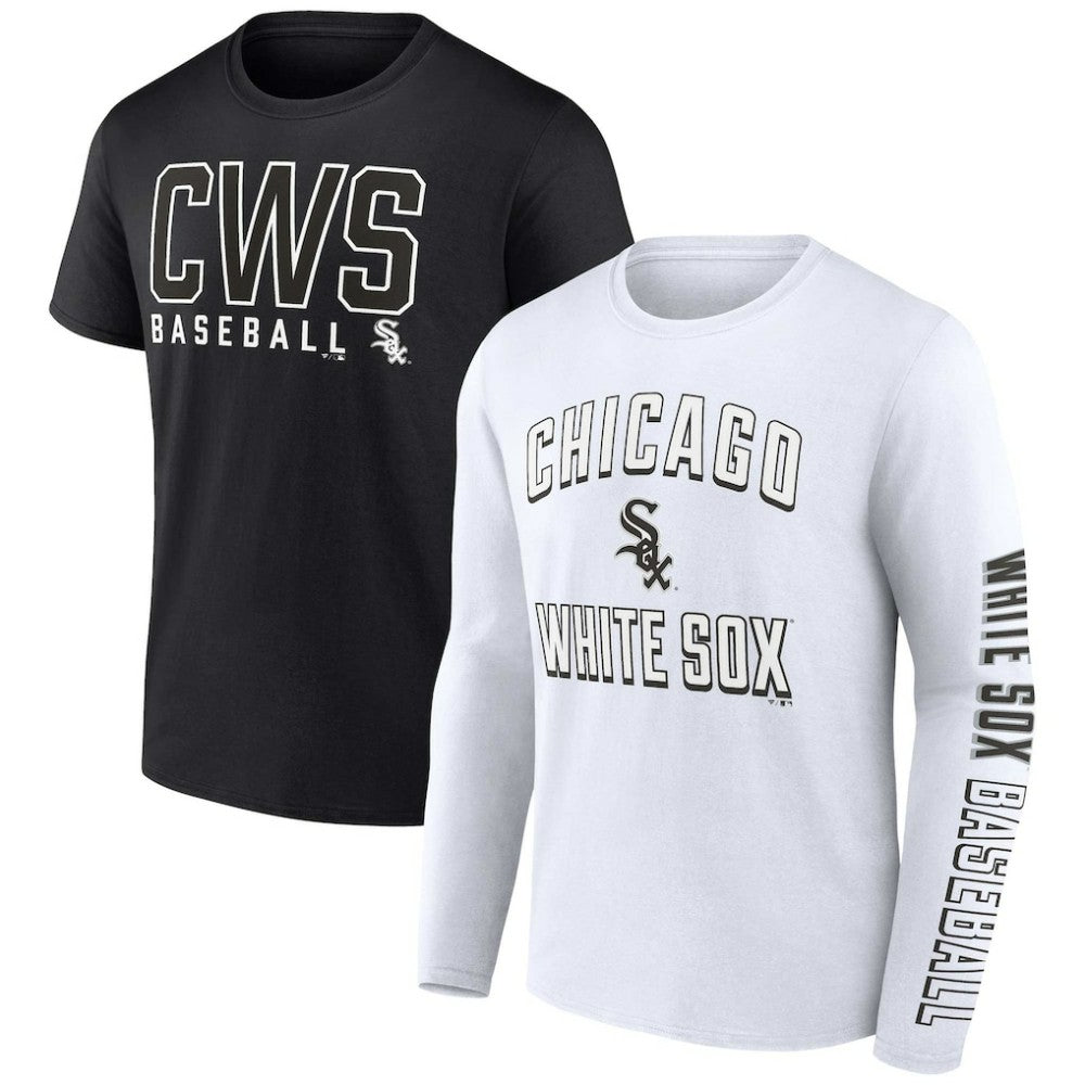 Chicago White Sox Fanatics Two-Pack Combo T-Shirt Set Lifestyle