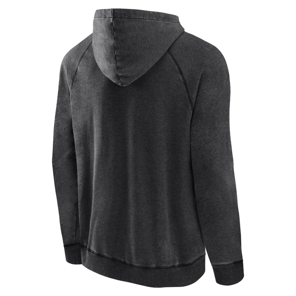 Fanatics - Utah Jazz Foul Trouble Snow Wash Raglan Pullover Hoodie - Heather Charcoal