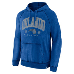 Fanatics - Orlando Magic Foul Trouble Snow Wash Raglan Pullover Hoodie - Heather Blue
