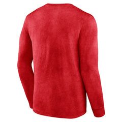 Fanatics - LA Clippers Front Court Press Snow Wash Long Sleeve T-Shirt - Heather Red
