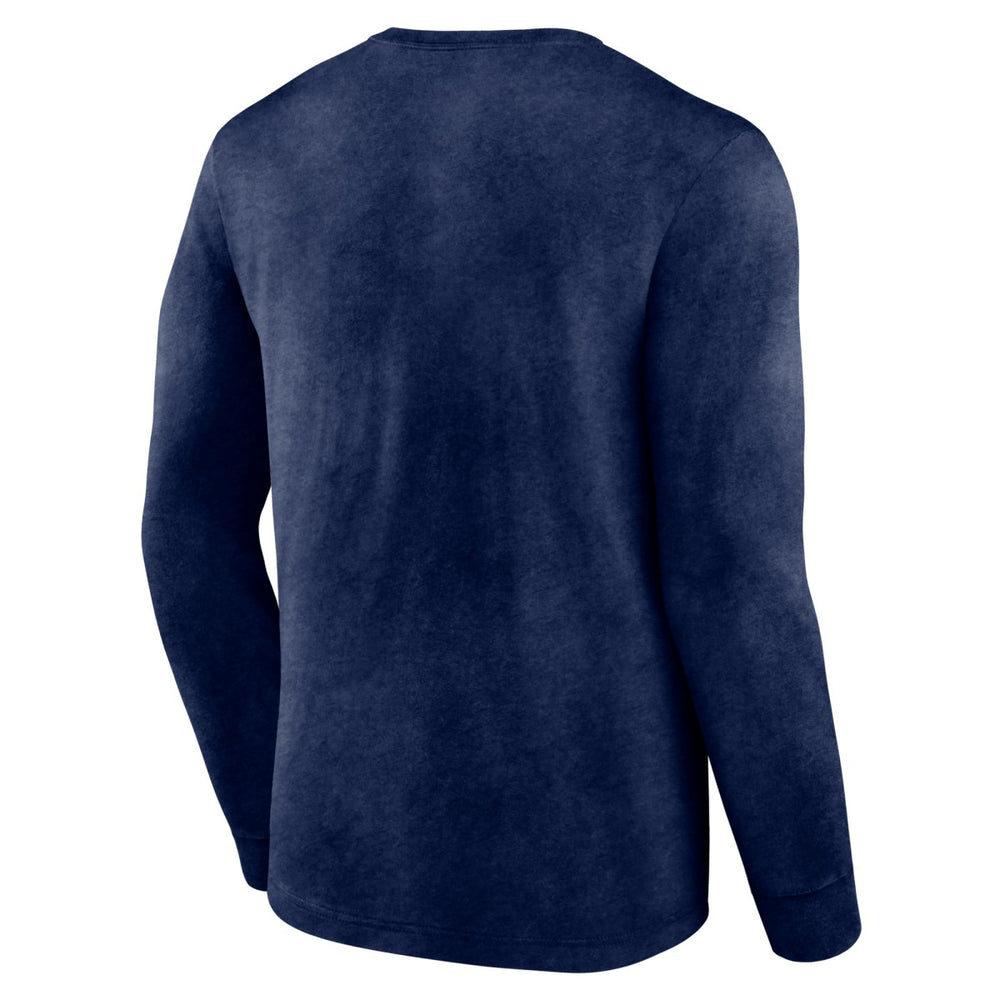 Fanatics - Washington Wizards Front Court Press Snow Wash Long Sleeve T-Shirt - Heather Navy