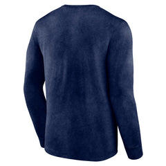 Fanatics - Washington Wizards Front Court Press Snow Wash Long Sleeve T-Shirt - Heather Navy