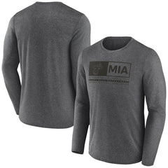 Fanatics - Miami Heat Three-Point Play T-Shirt - Heather Charcoal