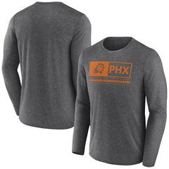 Fanatics - Phoenix Suns Three-Point Play T-Shirt - Heather Charcoal