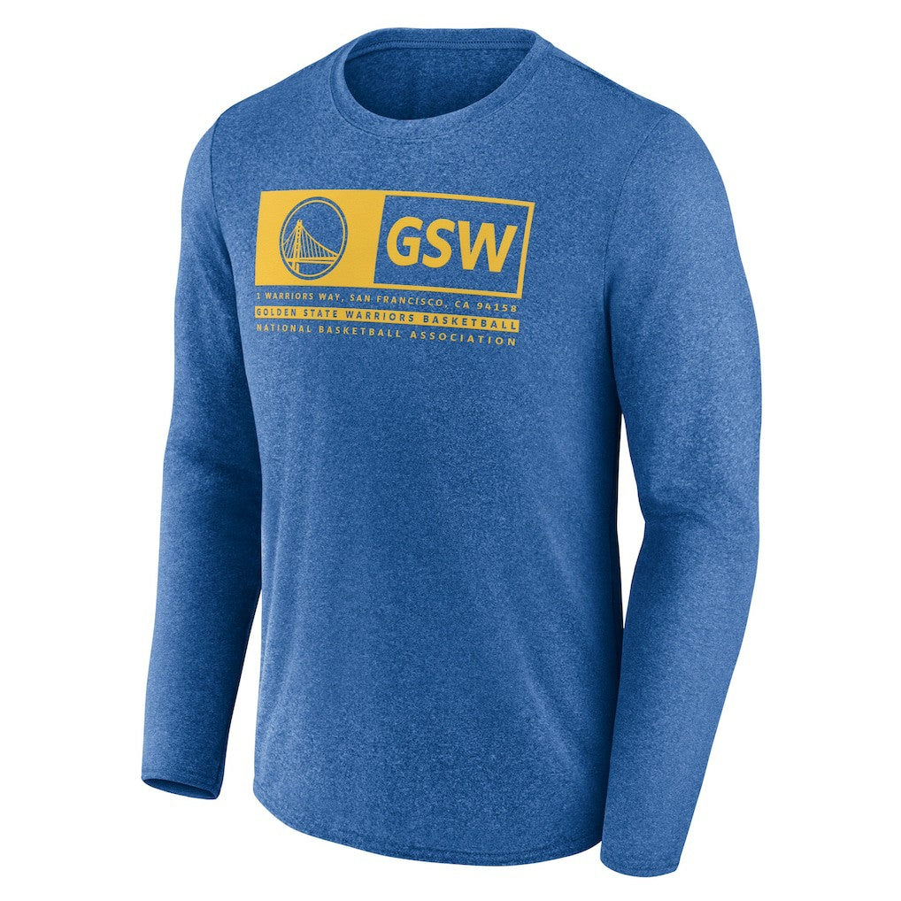 Fanatics - Golden State Warriors Three-Point Play T-Shirt - Heather Royal