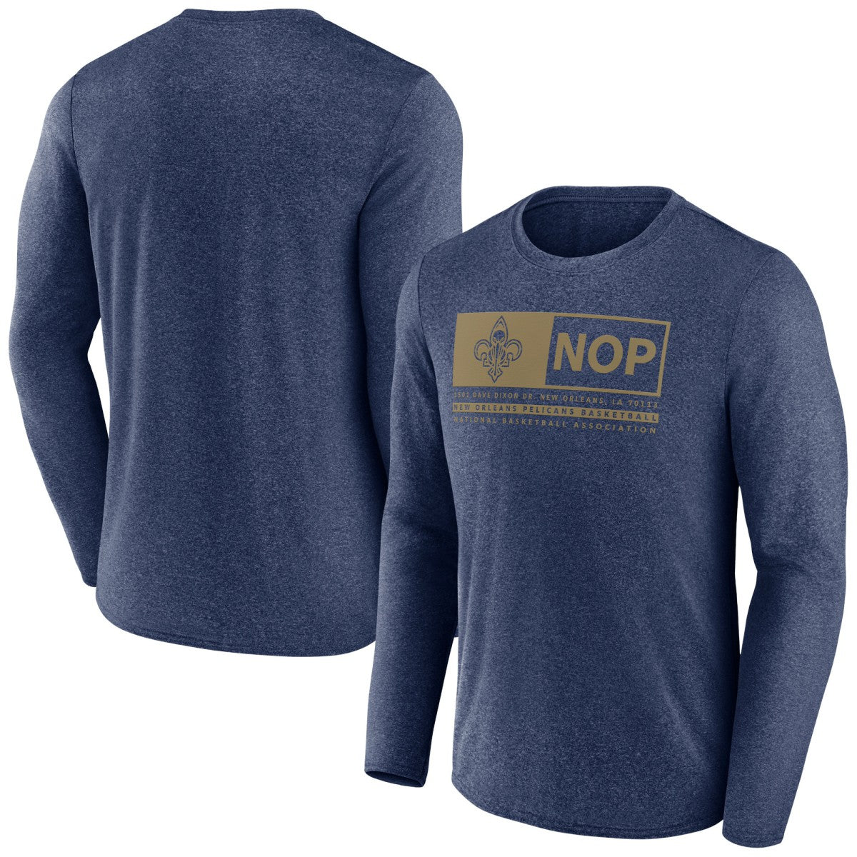 Fanatics - New Orleans Pelicans Three-Point Play T-Shirt - Heather Navy