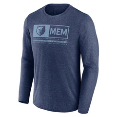 Fanatics - Memphis Grizzlies Three-Point Play T-Shirt - Heather Navy