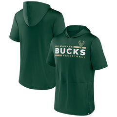 Fanatics - Milwaukee Bucks Possession Hoodie T-Shirt - Hunter Green