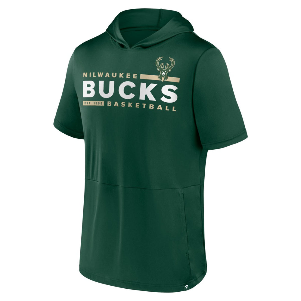 Fanatics - Milwaukee Bucks Possession Hoodie T-Shirt - Hunter Green