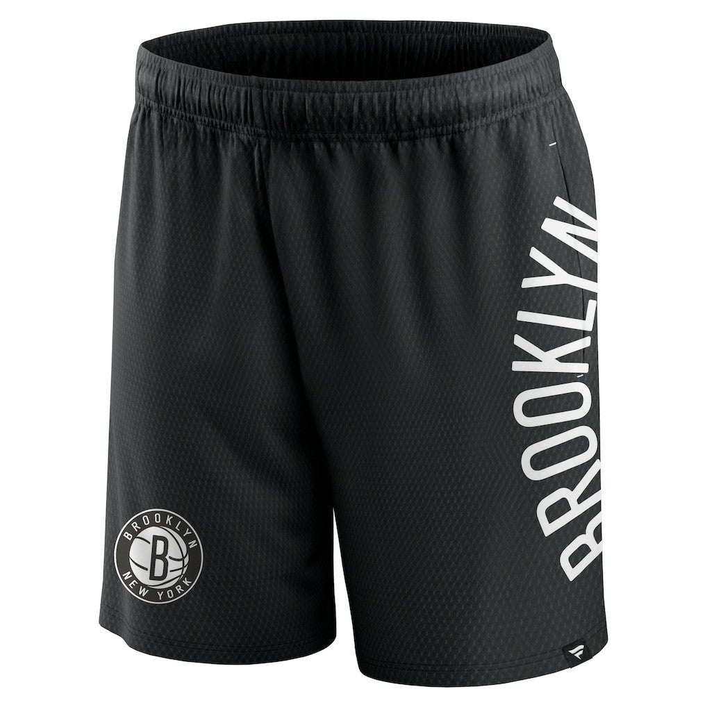 Fanatics - Brooklyn Nets Post Up Mesh Shorts - Black