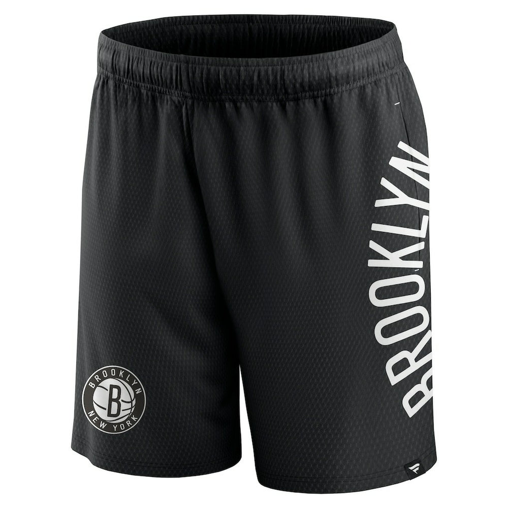 Fanatics - Brooklyn Nets Post Up Mesh Shorts - Black