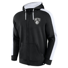 Fanatics - Brooklyn Nets Rainbow Shot Full-Zip Hoodie - Black
