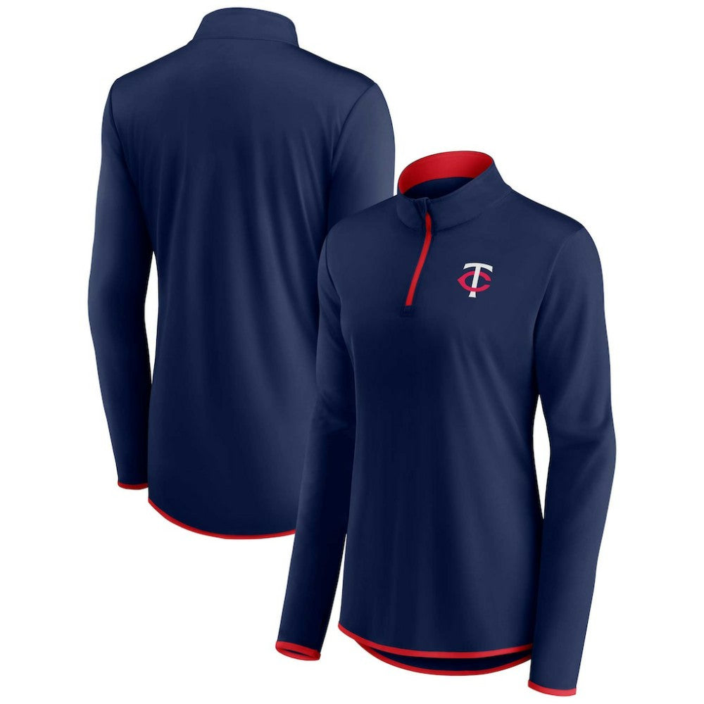 Minnesota Twins Fanatics Women's Corner Quarter-Zip Top Near Me