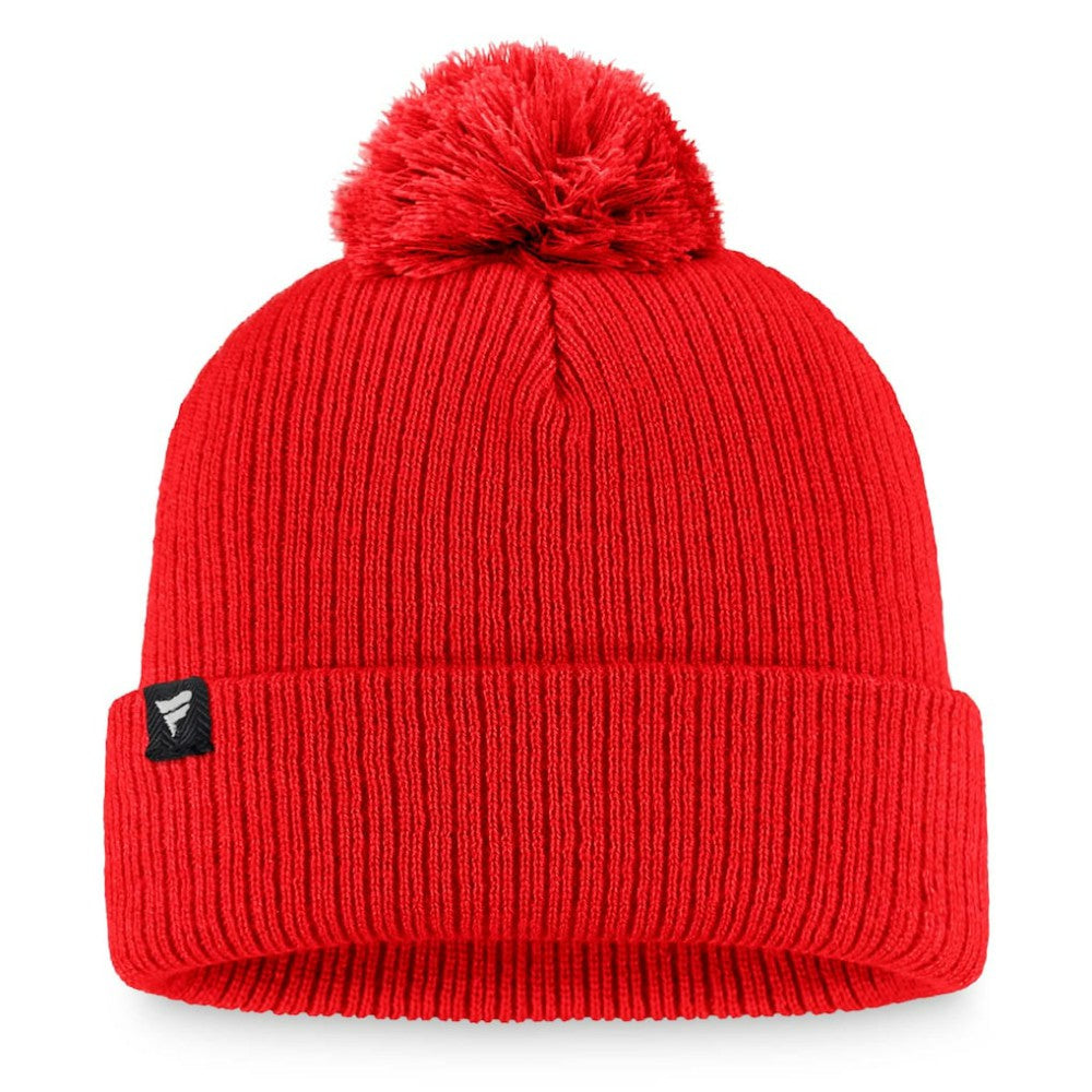 Washington Nationals Fanatics Women's Run The Bases Long Sleeve T-Shirt & Cuffed Knit Hat with Pom Combo Set Lifestyle