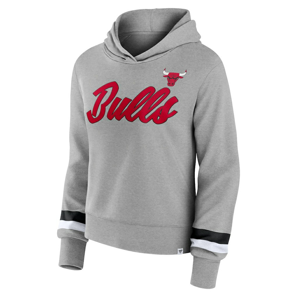 Fanatics - Chicago Bulls Women's Halftime Pullover Hoodie - Heather Gray