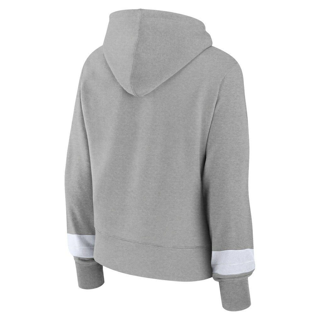 Fanatics - Brooklyn Nets Women's Halftime Pullover Hoodie - Heather Gray