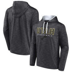 Fanatics - Utah Jazz Fast Break Pullover Hoodie - Heather Charcoal