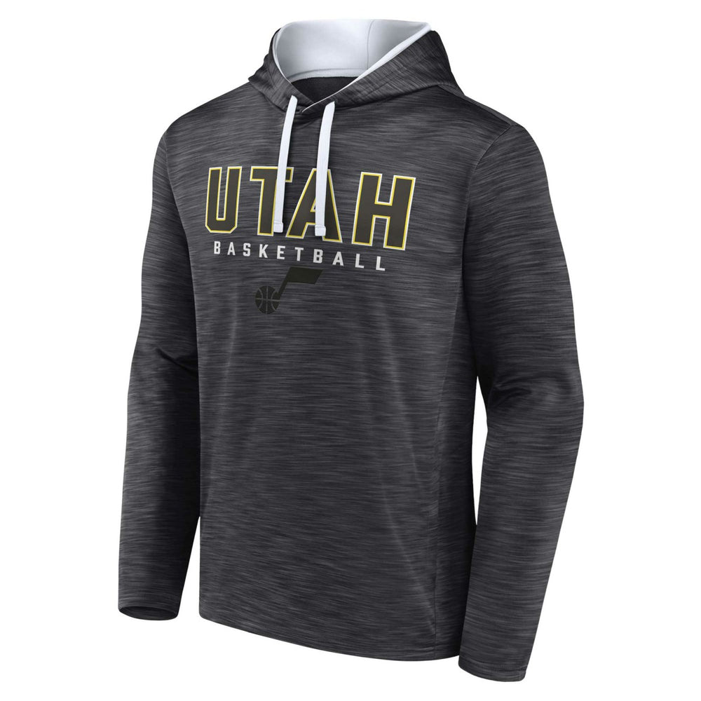Fanatics - Utah Jazz Fast Break Pullover Hoodie - Heather Charcoal