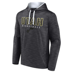 Fanatics - Utah Jazz Fast Break Pullover Hoodie - Heather Charcoal