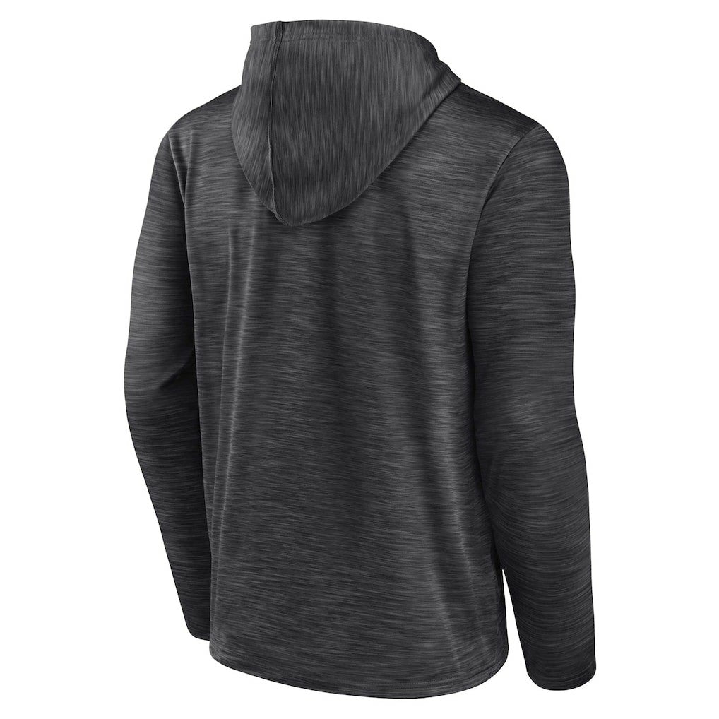 Fanatics - Brooklyn Nets Fast Break Pullover Hoodie - Heather Charcoal