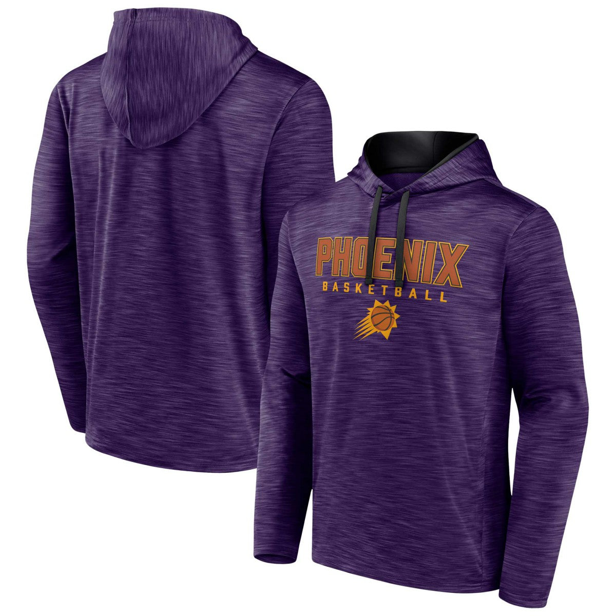 Fanatics - Phoenix Suns Fast Break Pullover Hoodie - Heather Purple