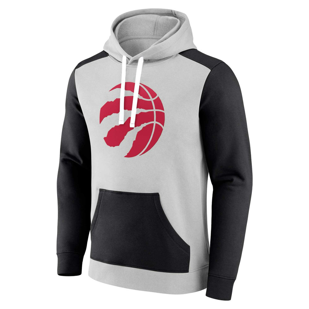 Fanatics - Toronto Raptors Arctic Colorblock Pullover Hoodie - Gray/Black