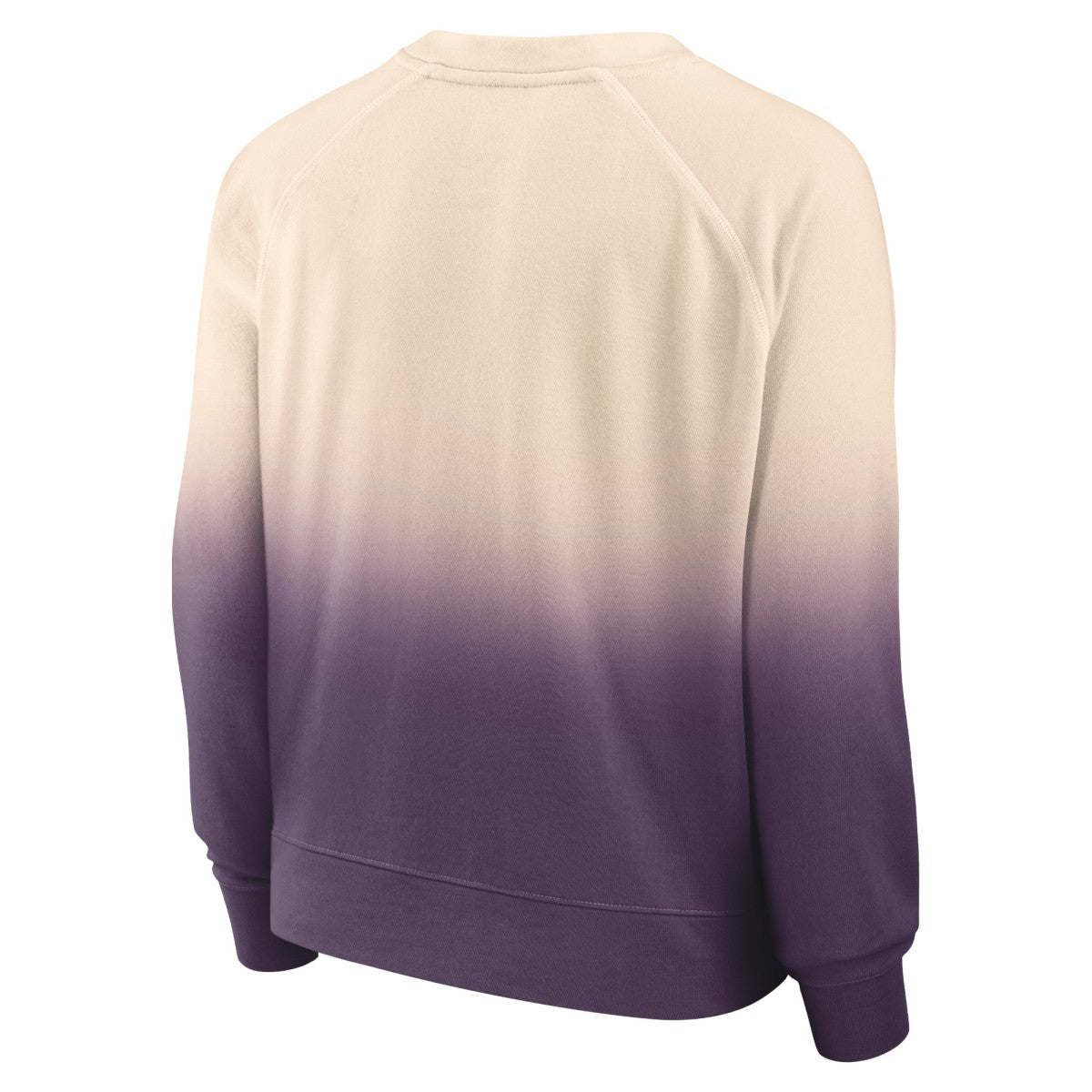 Fanatics - Phoenix Suns Women's Lounge Arch Raglan Pullover Sweatshirt - Tan/Purple