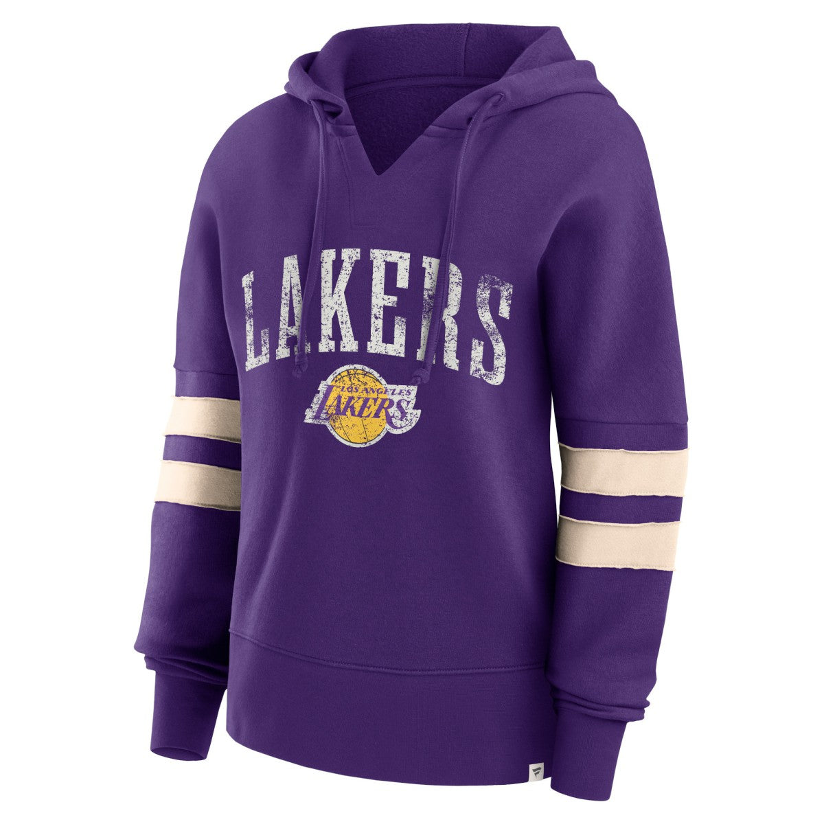 Fanatics - Los Angeles Lakers Women's Bold Move Dolman V-Neck High Hip Hoodie - Purple